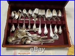 VINTAGE 1847 ROGERS BROS. IS Remembrance Service For 12 Silverware 76 PIECE