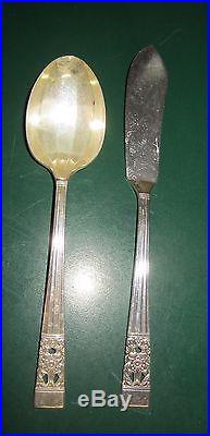 Vintage Community Flatware Set Coronation Silverplate With Chest / Box