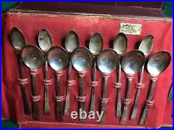 VINTAGE Lot Of 43 SILVER EXTRA PLATE Flatware By WM Rogers MFG CO With Container