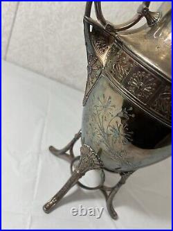 VINTAGE Reed & Barton Silver plated Coffee Dispenser 1/1 Gorgeous Floral Design