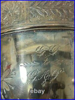 VINTAGE Reed & Barton Silver plated Coffee Dispenser 1/1 Gorgeous Floral Design