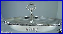 VINTAGE SILVER PLATED SHELL PATERN SERVING DISH/BOWL/TRAY WithHANDLE