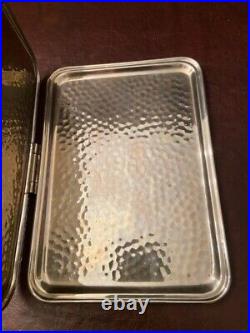 VTG Art Deco Silver Plated Foldable Tray Leo Schlesinger Co. New York City 1928