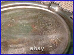 VTG Gorham YC 1038 26 Waiter Silver Plated Large Serving Tray Made in America