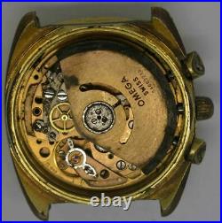 VTG OMEGA Seamaster Gold Plated Chronograph. Ref 176.007, Cal 1040. For Repair