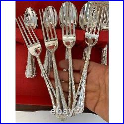 VTG Wm Rogers & Son Silver Plated Flatware 8 Settings Bridgerton Core 7297