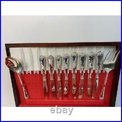 VTG Wm Rogers & Son Silver Plated Flatware 8 Settings Bridgerton Core 7297