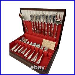 VTG Wm Rogers & Son Silver Plated Flatware 8 Settings Bridgerton Core 7297