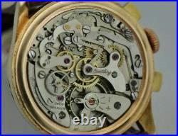 Very rare Vintage Breitling Chronograph Landeron248 Gold Plated/Steel Men Watch