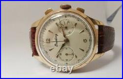Very rare Vintage Breitling Chronograph Landeron248 Gold Plated/Steel Men Watch