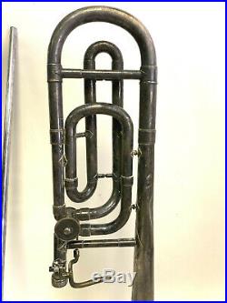 Vincent Bach Stradivarius Model 36B Vintage Silver Plated Brass Trombone