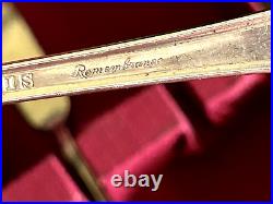 Vintage 1847 Roger & Sons Remembrance IS Silver plate Flatware in Box (51 pcs)