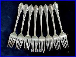 Vintage 1847 Roger & Sons Remembrance IS Silver plate Flatware in Box (51 pcs)