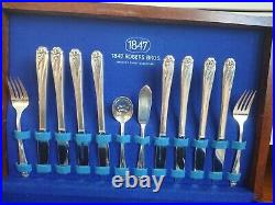 Vintage 1847 Rogers Bros Daffodil Silverware with Box