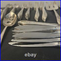 Vintage 1847 Rogers Bros Springtime Silverware 50 Piece Mixed Lot Silver Plate