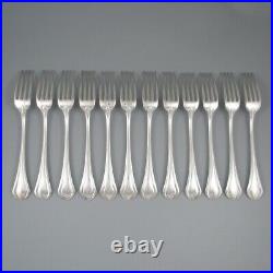 Vintage 1920's Art Deco French Christofle Silver Plated Luncheon Flatware Set