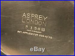 Vintage 1930s Asprey London Dumbbell Cocktail Shaker Barware 10.5 3138S