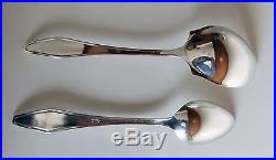 Vintage 1934 Holmes and Edwards Inlaid Silver Plate flatware set for 8 persons