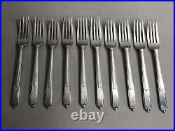 Vintage 1935 REED & BARTON Silverplated ART DECO Flatware Maid of Honor As Is