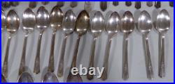 Vintage 1941 Wm Rogers Extra Plate Overlaid TRIUMPH Flatware Set of 56 pieces