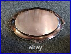 Vintage 1950s Reed and Barton Silverplated Serving Platter 30 X 21