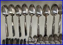 Vintage 1955 South Seas Oneida Community Silver Plate 76 Piece Set