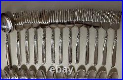 Vintage 1955 South Seas Oneida Community Silver Plate 76 Piece Set