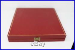 Vintage 1980 Cartier 11 Silver Pewter Plate/serving Tray Red Box/felt Bag