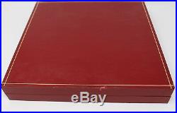 Vintage 1980 Cartier 11 Silver Pewter Plate/serving Tray Red Box/felt Bag