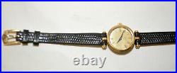 Vintage 1980s Gucci 2000L Ladies Gold-Plated Watch in Box & Papers MINT