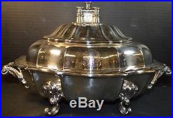 Vintage 19th Century Elkington Silver Plate Tureen with Insert