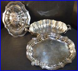 Vintage 19th Century Elkington Silver Plate Tureen with Insert