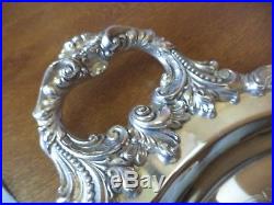 Vintage 23.5 Inch Wallace BAROQUE Silver Plated Waiters / Drinks Serving Tray