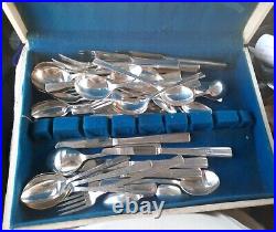 Vintage 47 Piece Rogers Revelation Pattern Silver Plate 1938 IS Extra Plate
