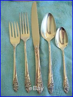 Vintage 76 pc. Silver Plate Community Evening Star Service for 12 EXC COND
