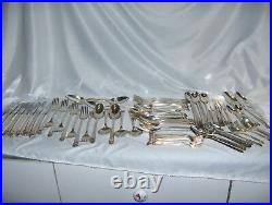 Vintage 78 Pc Set 1847 Rogers IS Eternally Yours Silver Plate Flatware NICE