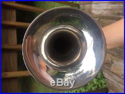 Vintage Al Hirt LeBlanc Large Bore Silverplate Trumpet