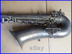 Vintage Alto saxophone, The Olympian, Conn stencil, Silver plate