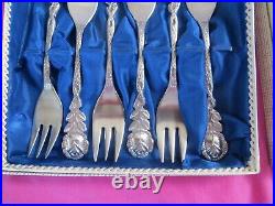 Vintage Antiko 24pc Silver Plated Dessert Fork & Spoons AR 90-18