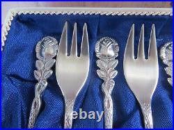 Vintage Antiko 24pc Silver Plated Dessert Fork & Spoons AR 90-18