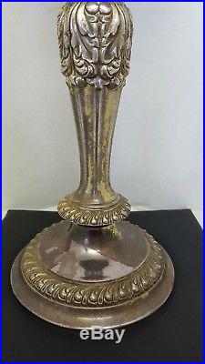 Vintage Antique Art Deco W. B. MFG 392 Silver Platted 16 inch Basketball Trophy
