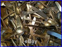 Vintage Antique Craft Silverplate Flatware 311Pc Lot Silverware Spoons Forks +