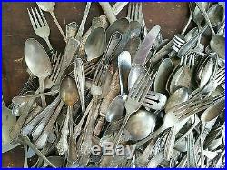 Vintage Antique Craft Silverplate Flatware 320 Pc Lot Silverware Spoons Forks +