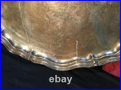 Vintage Antique Reed & Barton 6140 Silver Plate Serving Tray