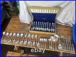 Vintage Antique Silverware 60 Pc Lot Community Plate Rogers & Bro Sons Wm Silver