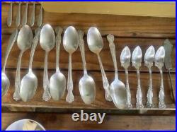 Vintage Antique Silverware 60 Pc Lot Community Plate Rogers & Bro Sons Wm Silver