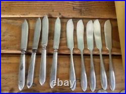 Vintage Antique Silverware 60 Pc Lot Community Plate Rogers & Bro Sons Wm Silver