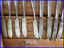 Vintage Antique Silverware 60 Pc Lot Community Plate Rogers & Bro Sons Wm Silver