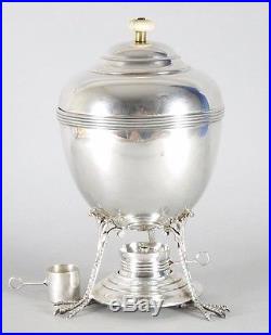 Vintage Antique Tiffany & Co Silver Plate Claw Foot Egg Warmer Coddler Dish F168