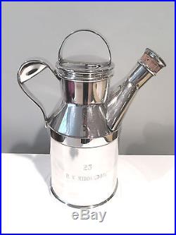 Vintage Art Deco Silver Plate Milk Can Jug Cocktail Shaker by Reed & Barton 64oz